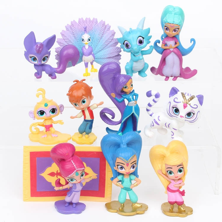 Shimmer and Shine Figures Set 12pcs