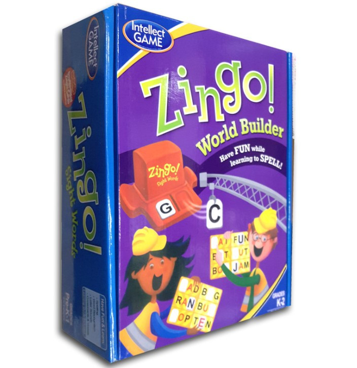 ThinkFun Zingo Word Builder Reading Game Pre-Readers and Early Readers