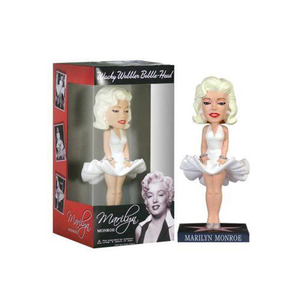 Marilyn Monroe Action Figure Wacky Wobbler Bobble Head