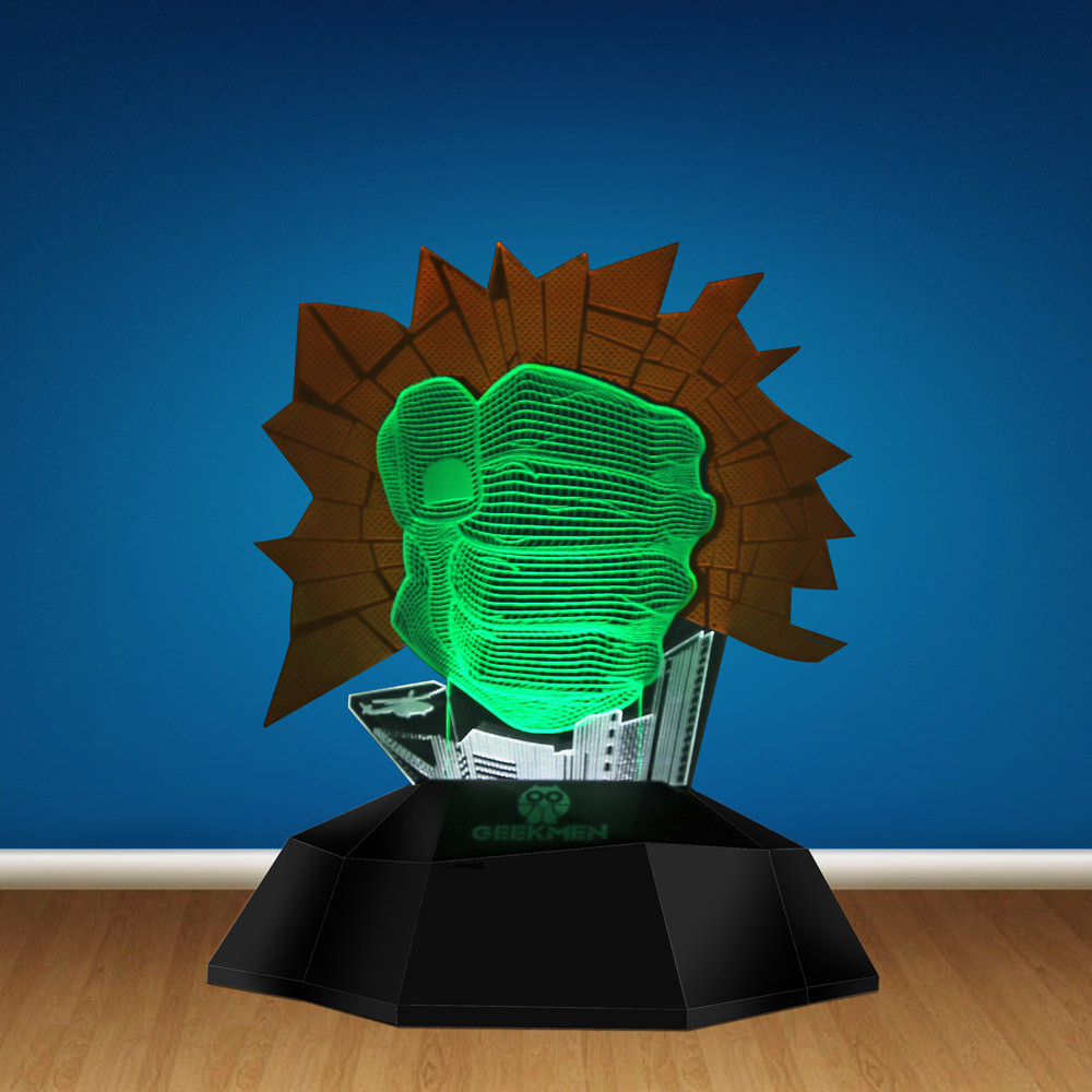 3D Night Light Hulk Fist