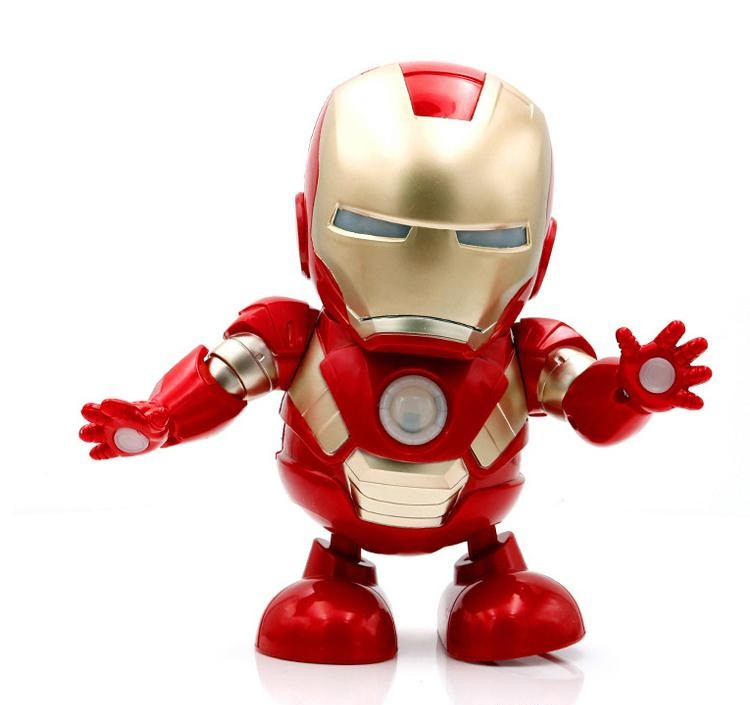 Dancing Iron Man Marvel Fingers Avengers with Music
