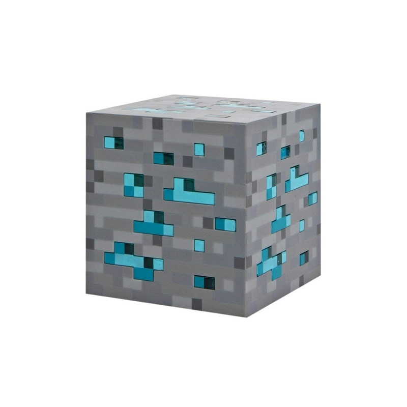 Minecraft Light-Up Blue Stone Diamond Ore