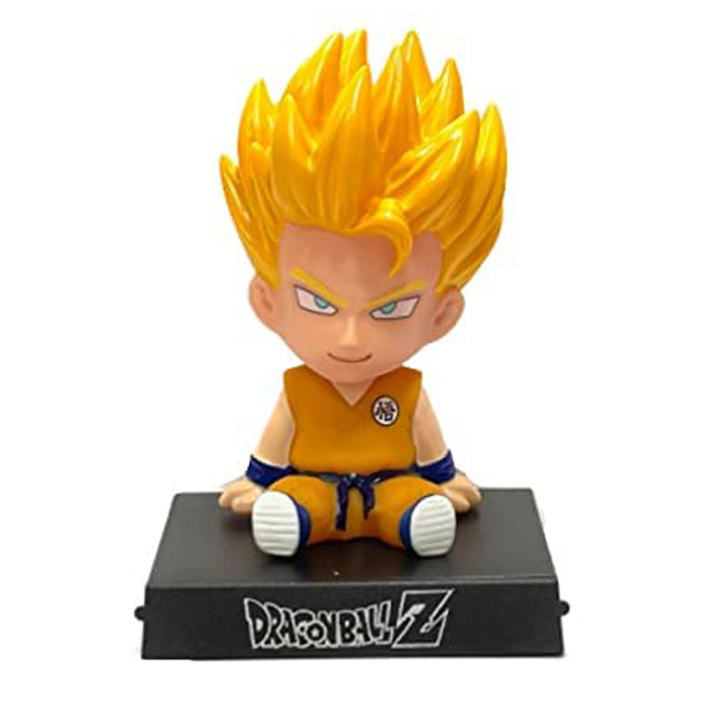 Dragon Ball Z Goku Super Saiyan 2 Shaking Head Figure Car Decoration Accessories
