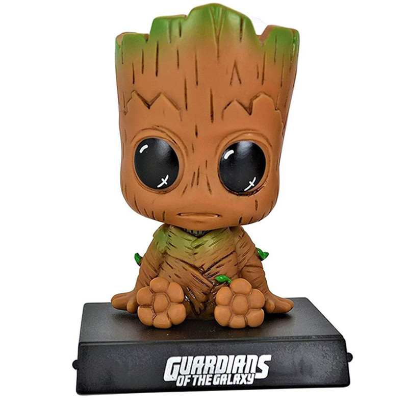 Guardians Of The Galaxy Groot Shaking Head Figure Car Decoration Accessories