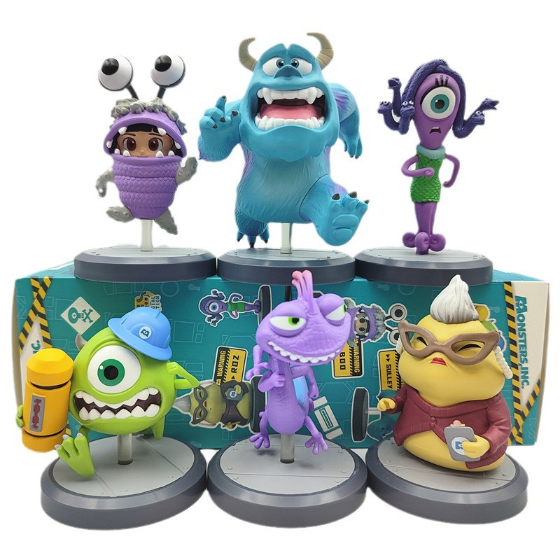 Monsters Inc Figure Set 6 Pcs