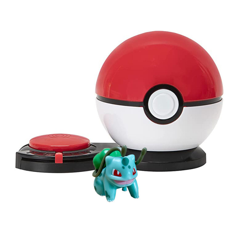 Pokemon Surprise Attack Game Bulbasaur & Pokeball Figure Set