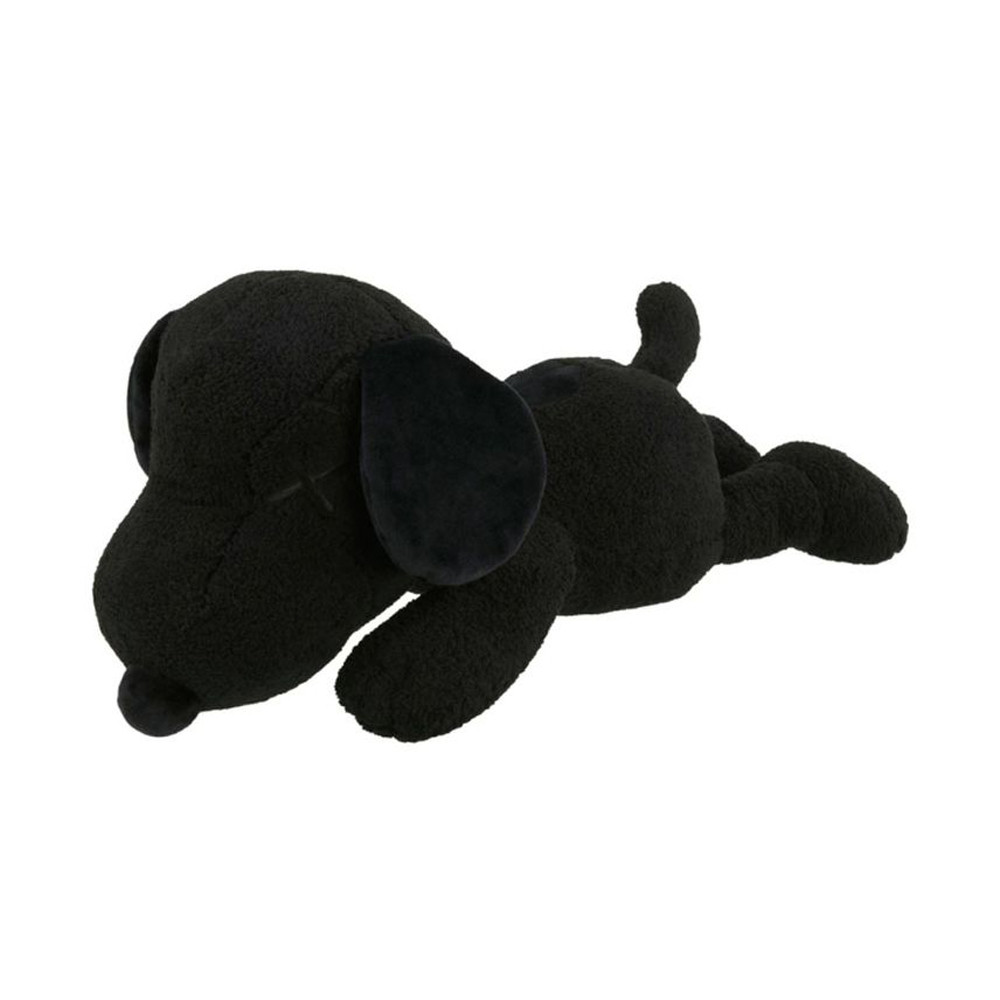 Black Snoopy X Kaws From Peanuts Plush Toy
