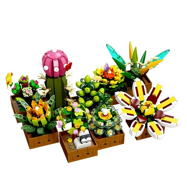 The Botanical Collection Succulents 10309 Brick Building Kit