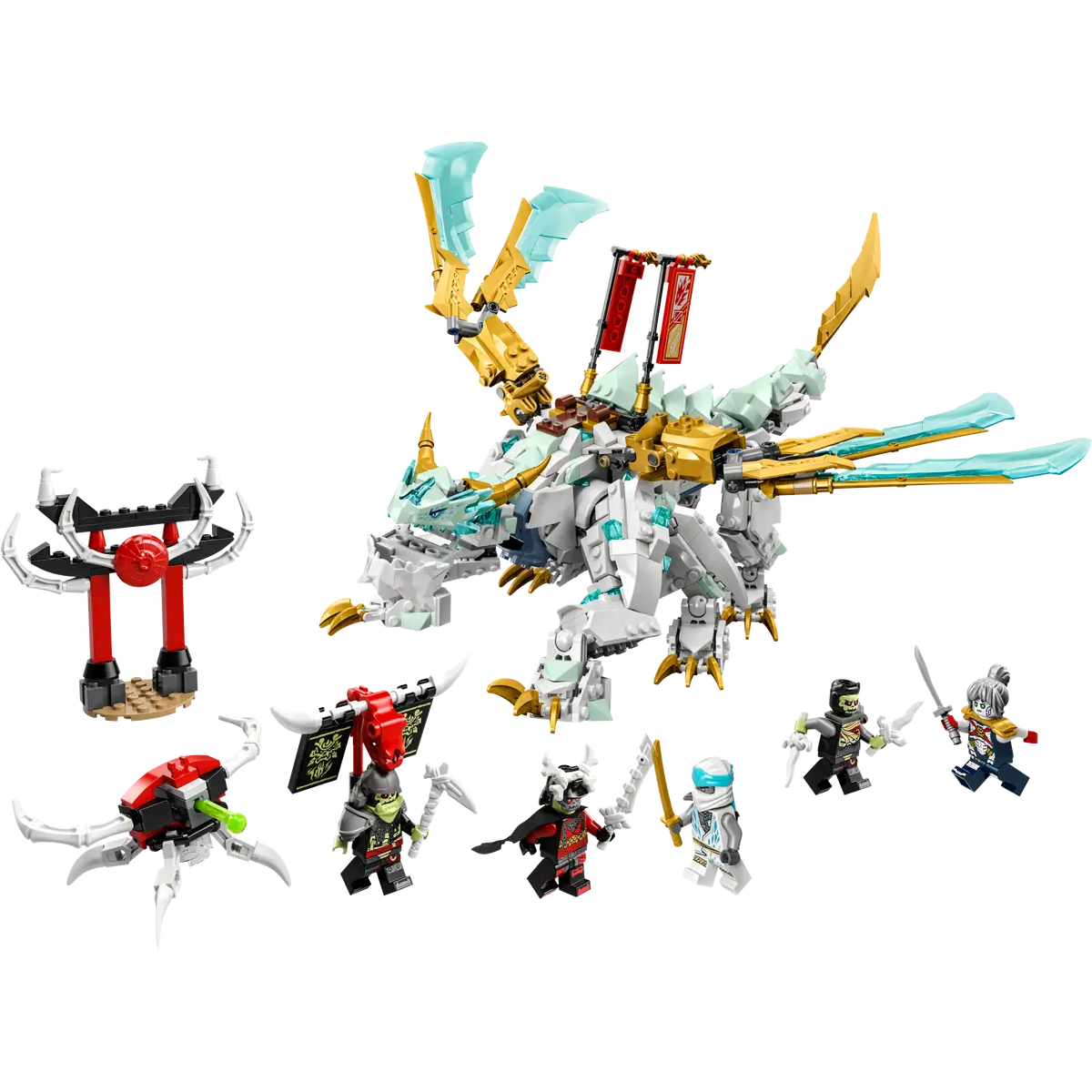 Ninjago Zane’s Ice Dragon Creature 71786 Brick Building Kit