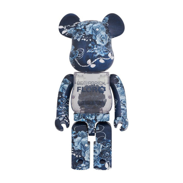 My First Bearbrick Baby Flora Denim 400% Figure 28cm 11.02inches