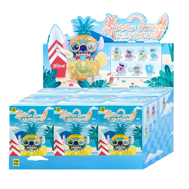TOP TOY Blind Box - Disney Stitch Summer Carnival Series Whole Set of 6
