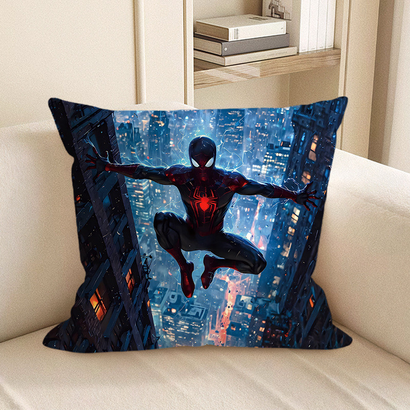 Spider Man Between Buildings Marvel Soft Stuffed Plush Pillow Multiple Sizes