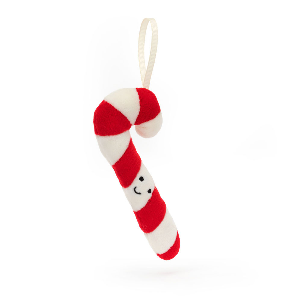 Jellycat Festive Folly Candy Cane Ornament 12cm 4.72inches