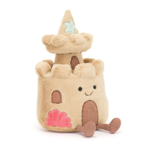 Jellycat Amuseables Sandcastle Soft Stuffed Plush 25cm 9.84inches