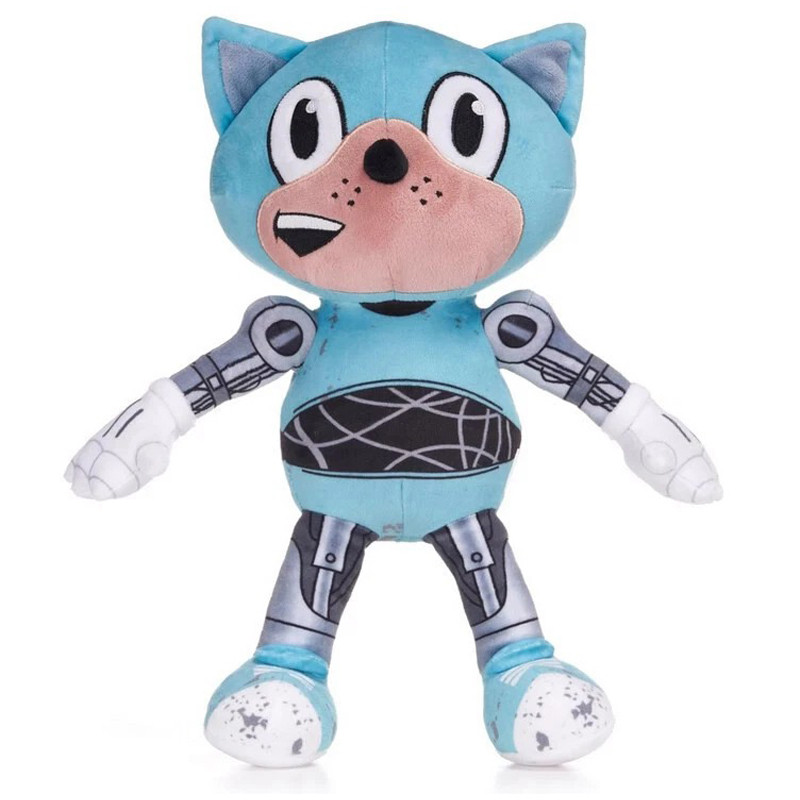 The Electric State Big Blue Cat Advertising Bot Soft Stuffed Plush 25cm 9.84inches