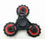 Axle Destroyer Gear Fidget Spinner Black Red