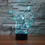 3D Pikachu LED Night Light USB Table Lamp