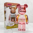 My First Bearbrick Baby Pink and Gold 400% Figure 28cm 11.02inches