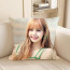 Blackpink Lisa Smiling Soft Stuffed Plush Pillow Multiple Sizes