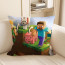 Minecraft Alex & Steve With Animals Soft Stuffed Plush Pillow Multiple Sizes