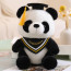 Graduation Panda Bear Soft Stuffed Plush Yellow 26cm 10.24inches