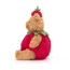 Jellycat Amuseables Bartholomew Bear Strawberry Soft Stuffed Plush 30cm 11.81inches