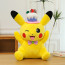 Pikachu from Pokemon Wearing Hat Soft Stuffed Plush Multiple Sizes