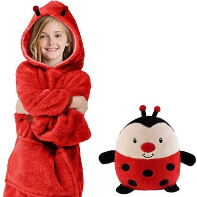 Huggle Pets Ladybug Animal Hoodie