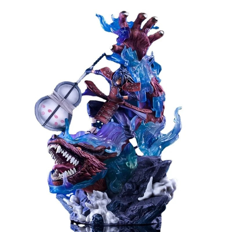 Naruto Shippuden Madara Uchiha Captures Nine Tails Beast GK Figure Statue