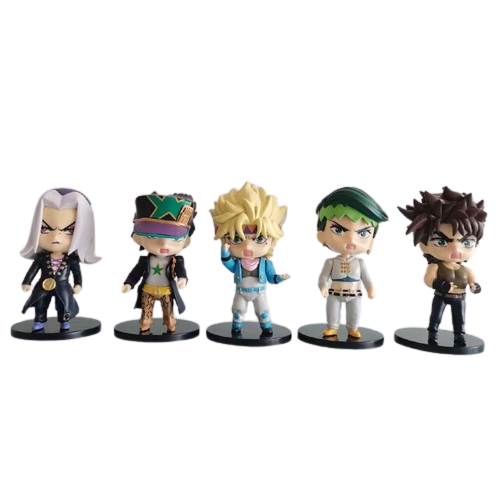 JoJo's Bizarre Adventure Battle Tendency Golden Wind Figure Statue 5 Pcs Set