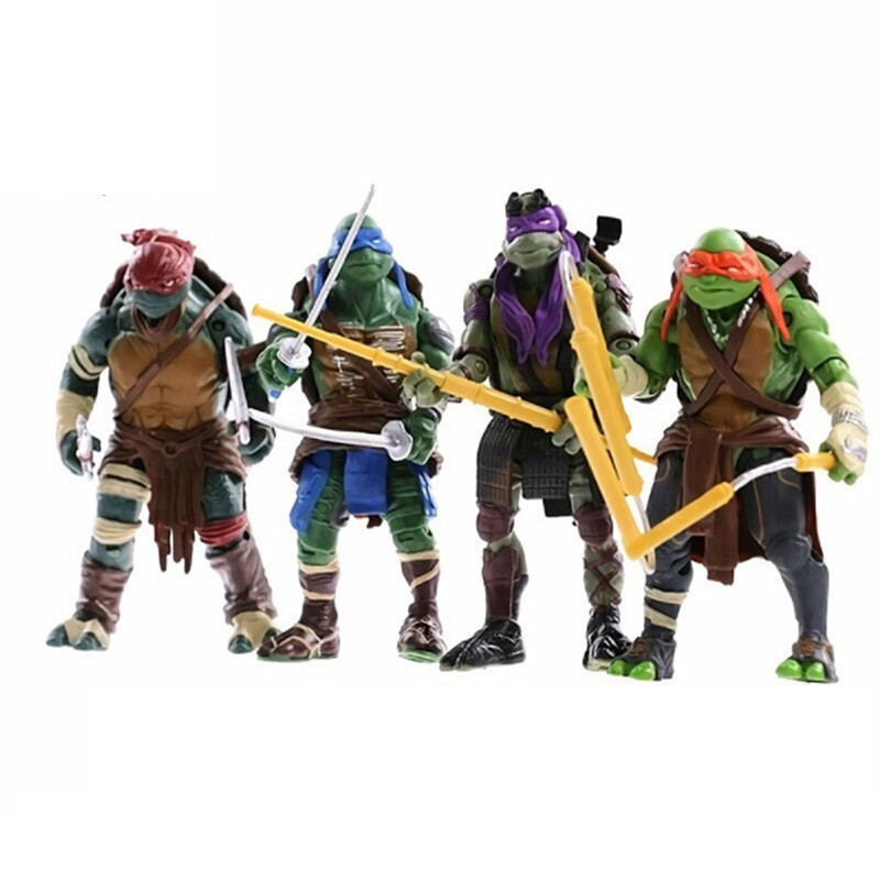 Teenage Mutant Ninja Turtles 2014 Movie Action Figure 4Pc Set