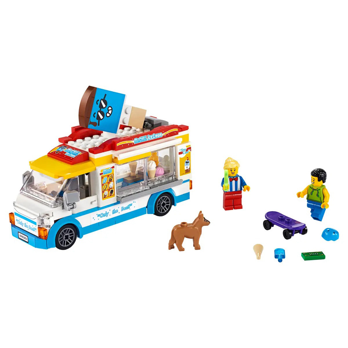 City Ice-Cream Truck 60253 Brick Building Kit