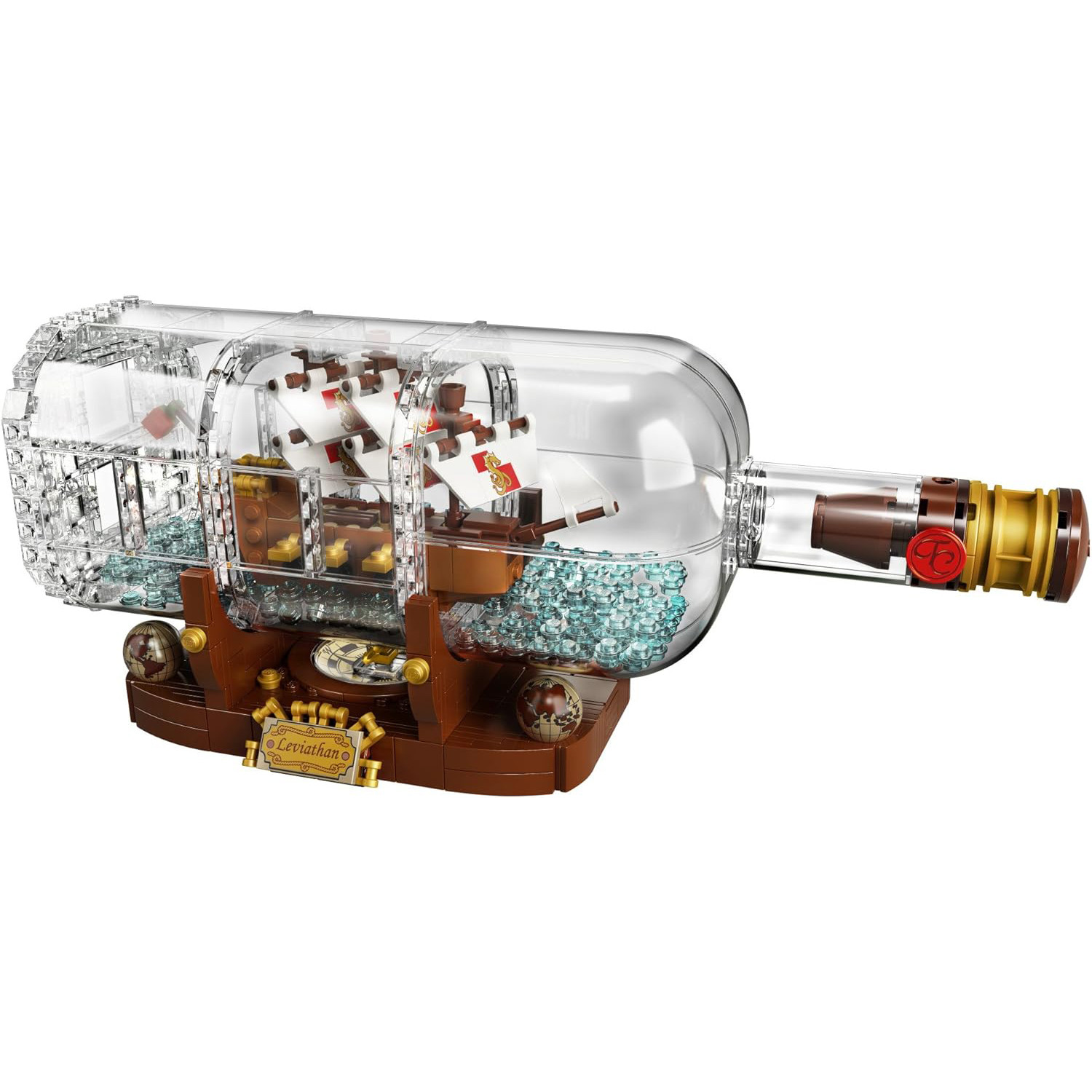 Ship in a Bottle 21313 Ideas Brick Building Kit