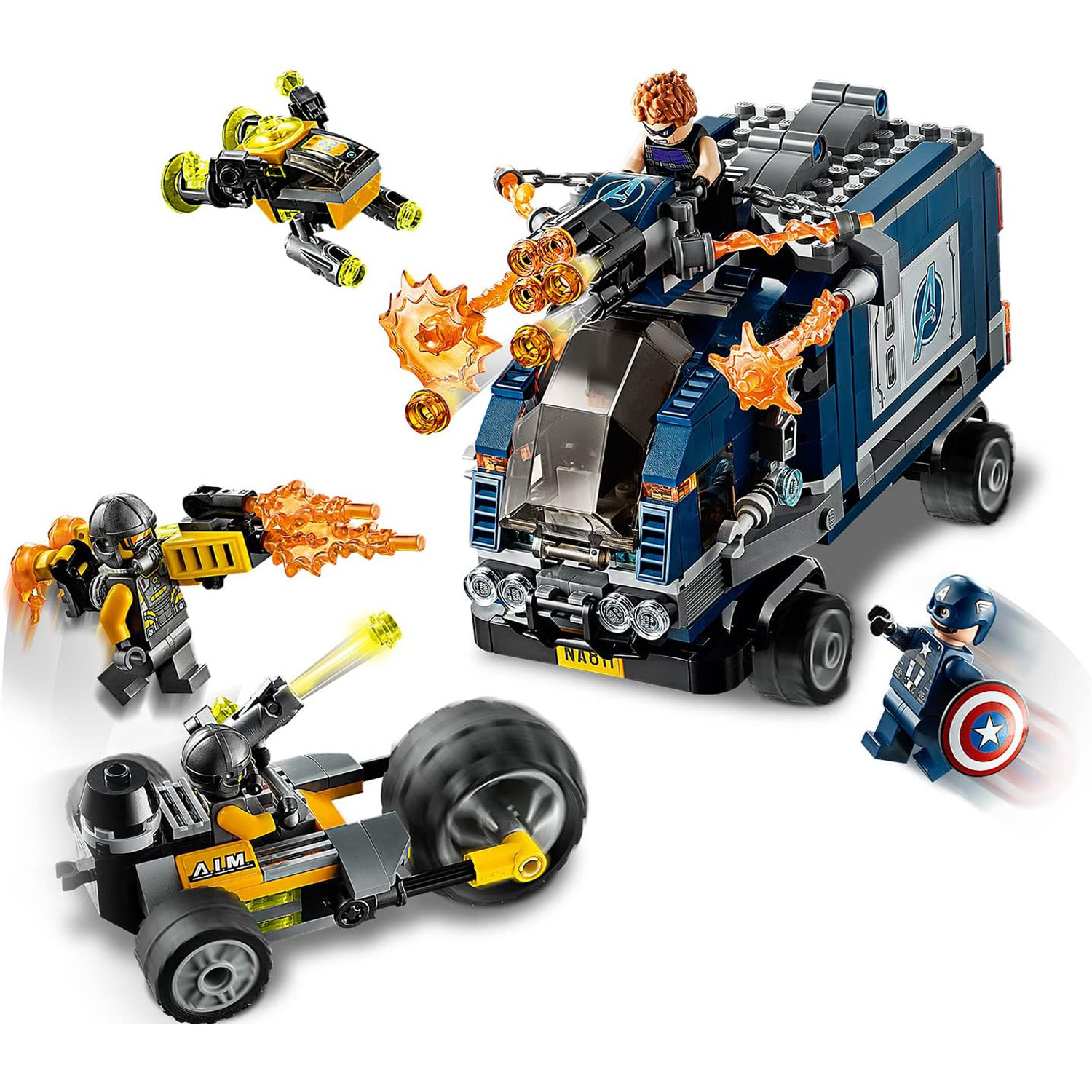 Marvel Avengers Truck Take-Down 76143 Brick Building Kit