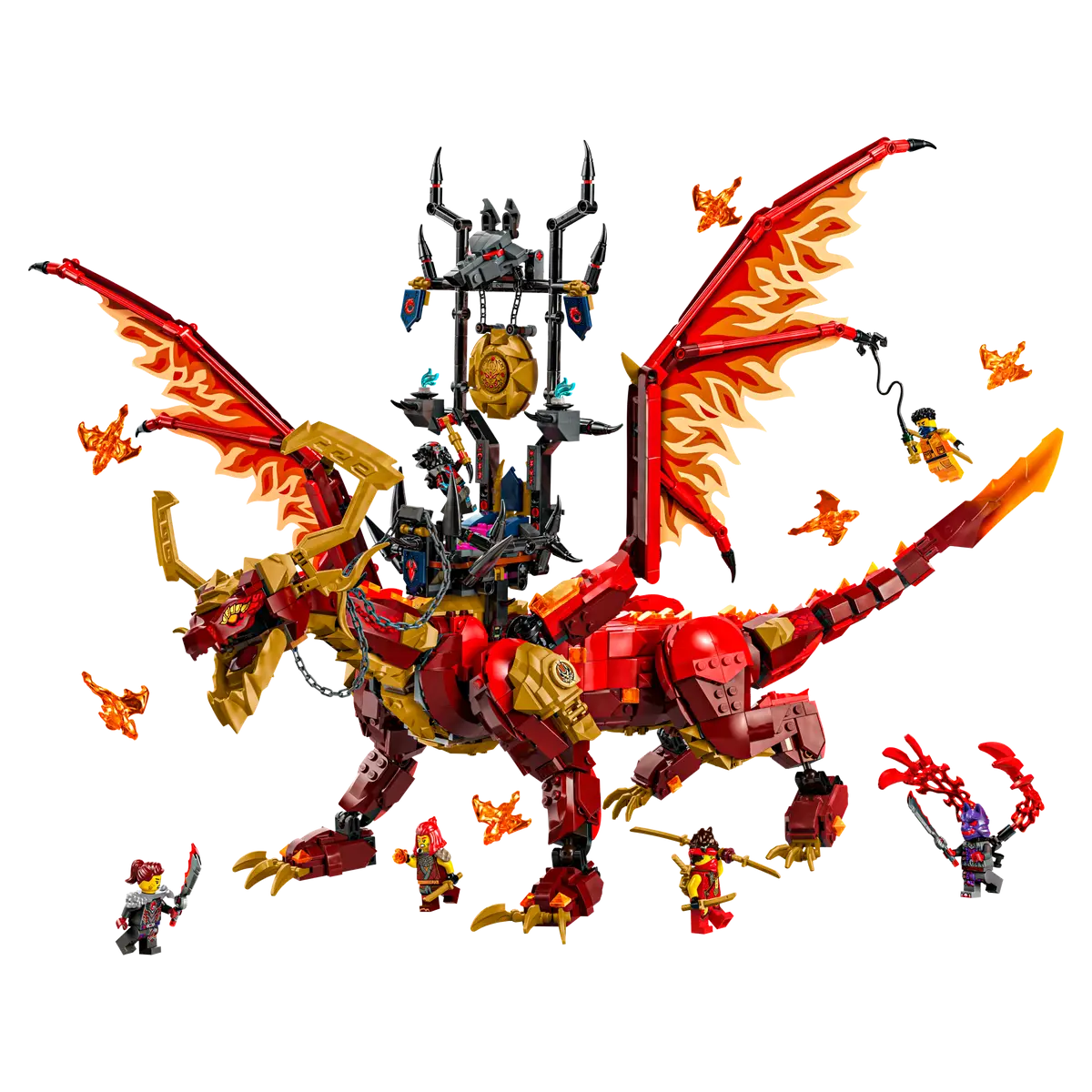Ninjago Source Dragon of Motion 71822 Brick Building Kit