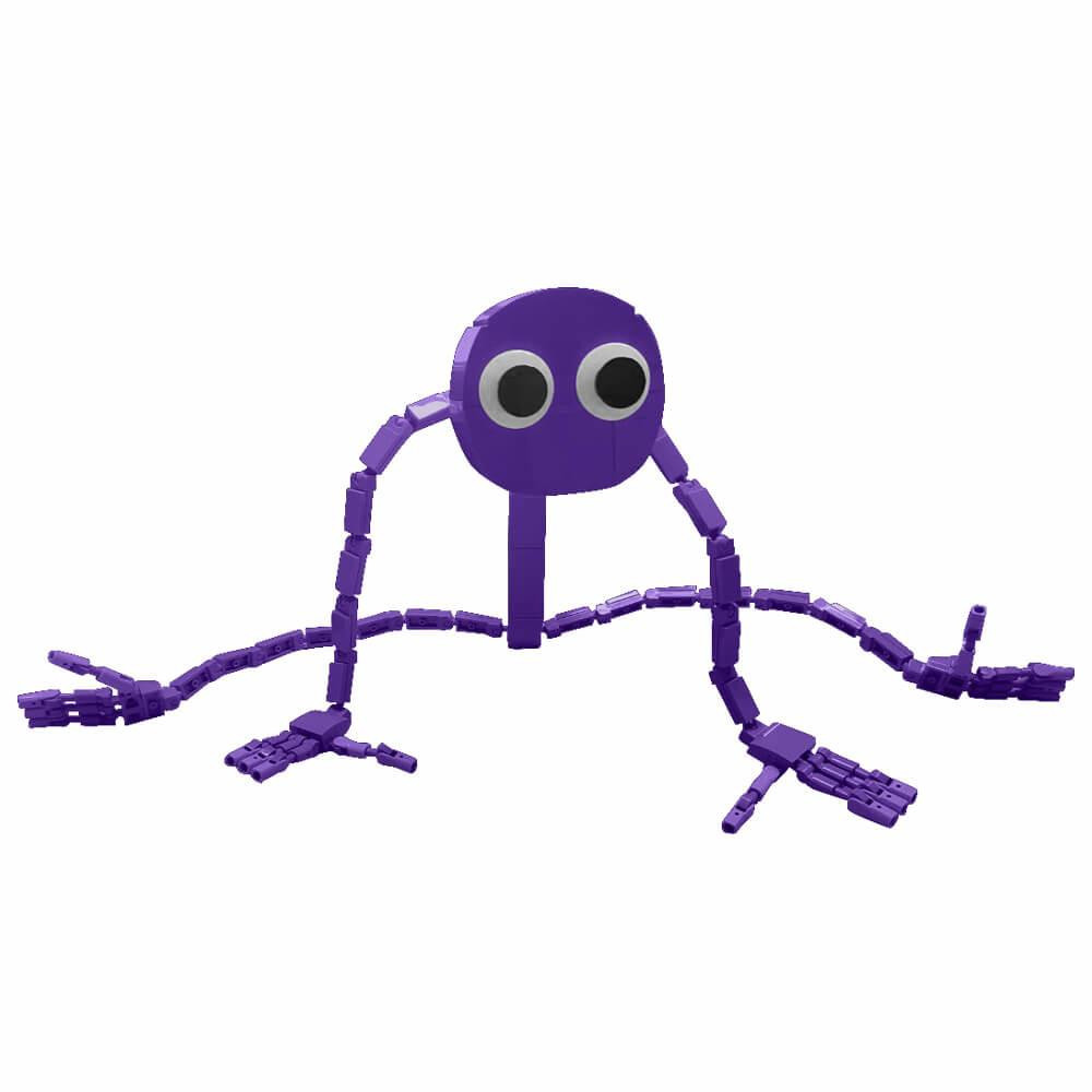 Rainbow Friends Purple (Long Leg Monster) MOC Building Block Bricks 233 pcs
