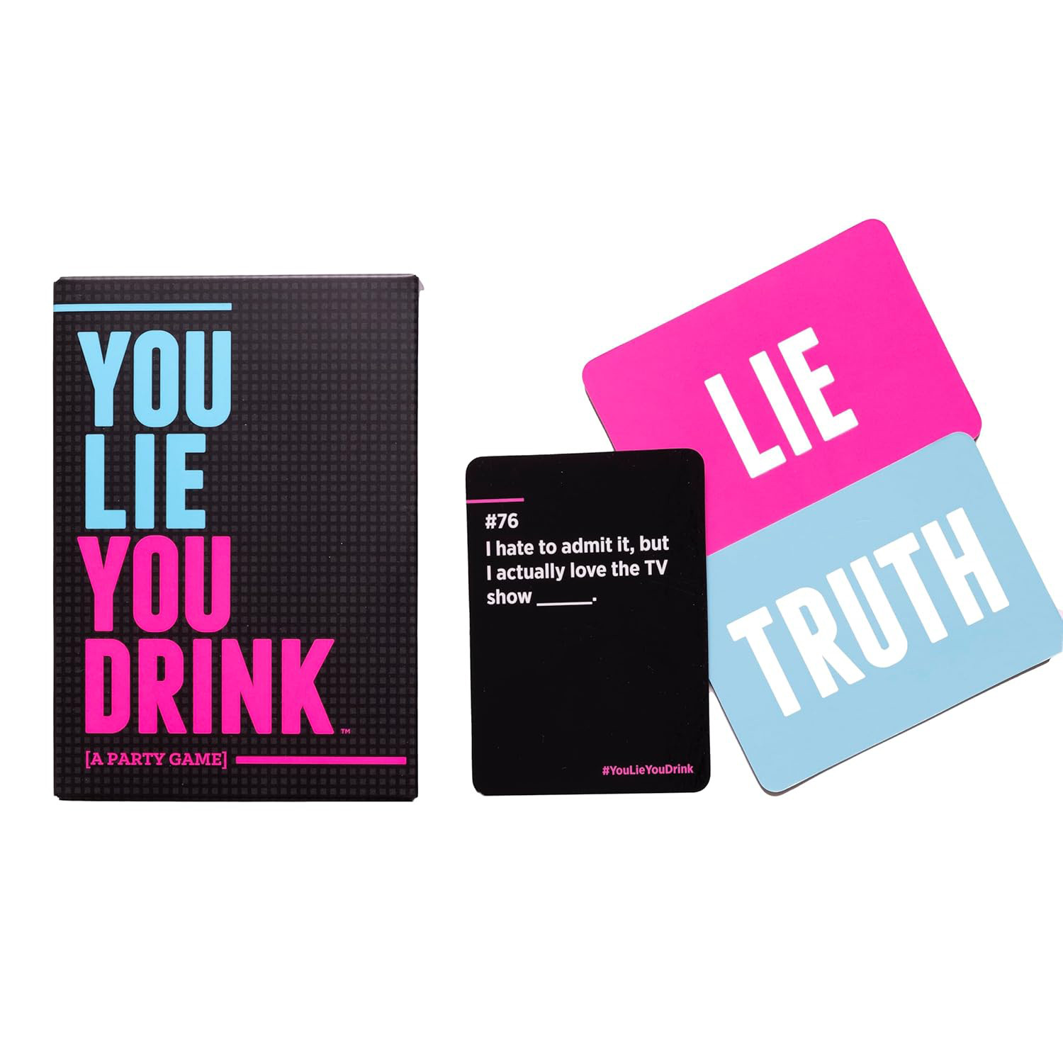 You Lie You Drink Party Card Game
