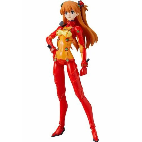 Max Factory Figma 084 Shikinami Asuka Langley Test Plugsuit Version Evangelion 14cm 5.5inches
