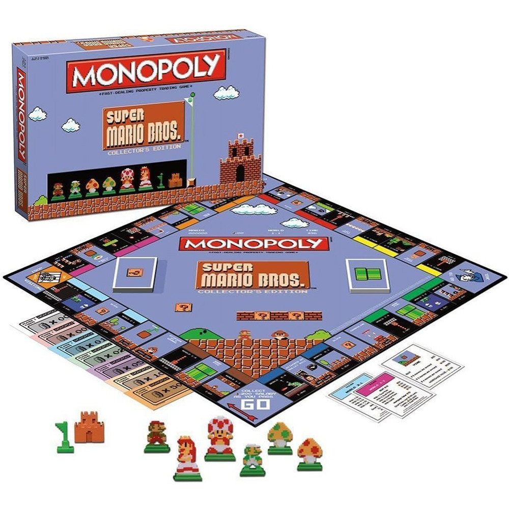 Monopoly Super Mario Bros Collector's Edition Board Game