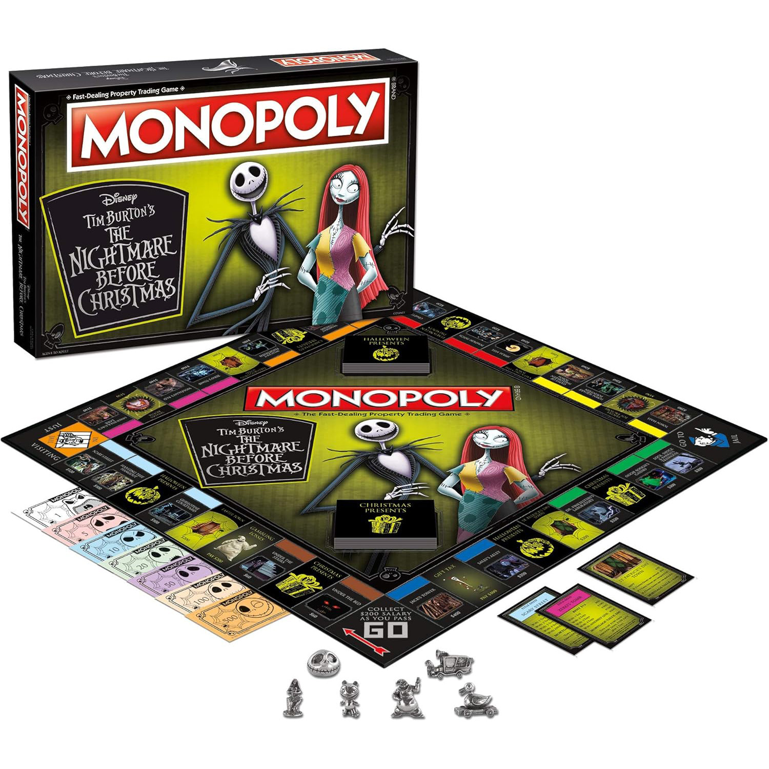 Monopoly The Nightmare Before Christmas Edition Board Game