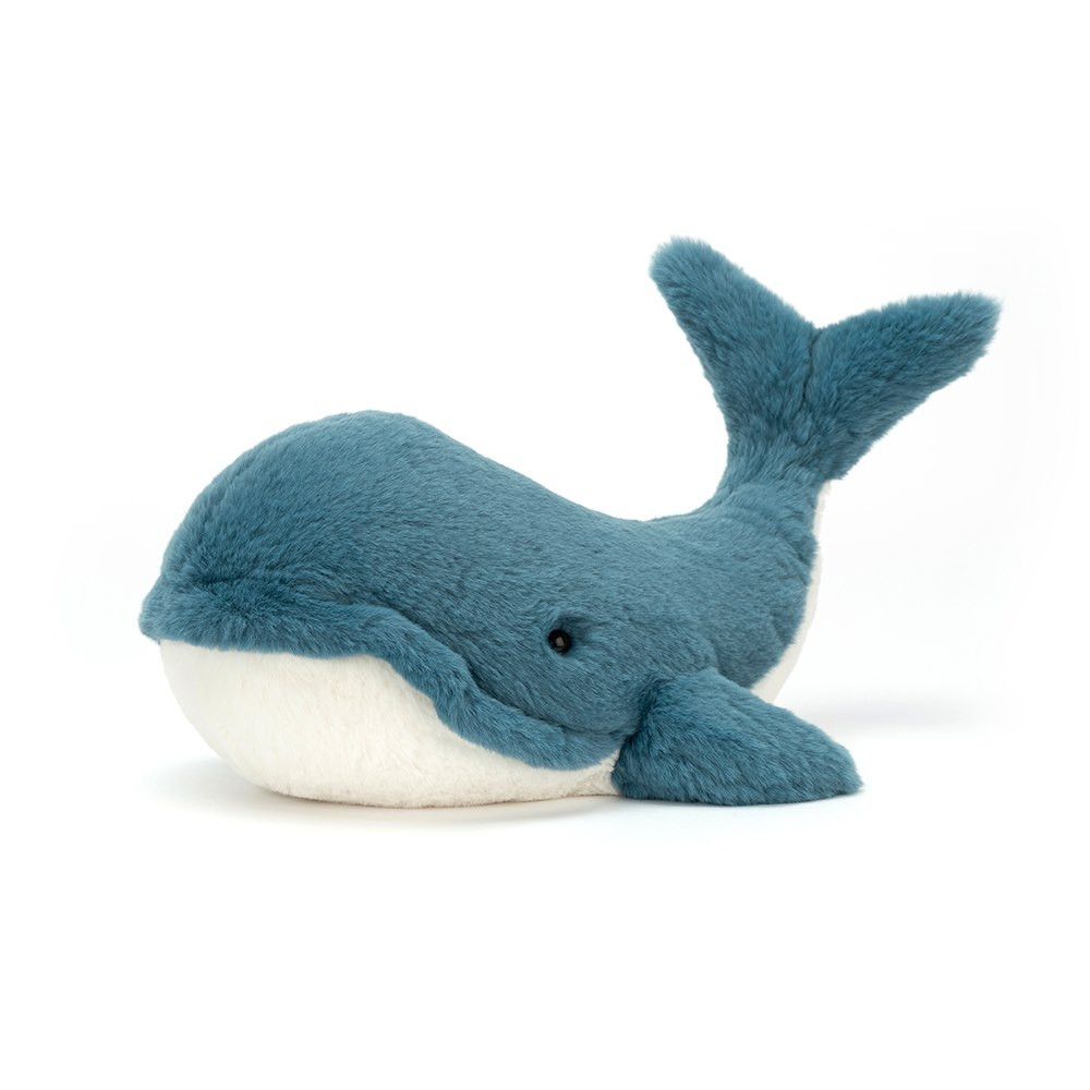 Jellycat Wally Whale Medium Soft Stuffed Plush 37cm 14.56