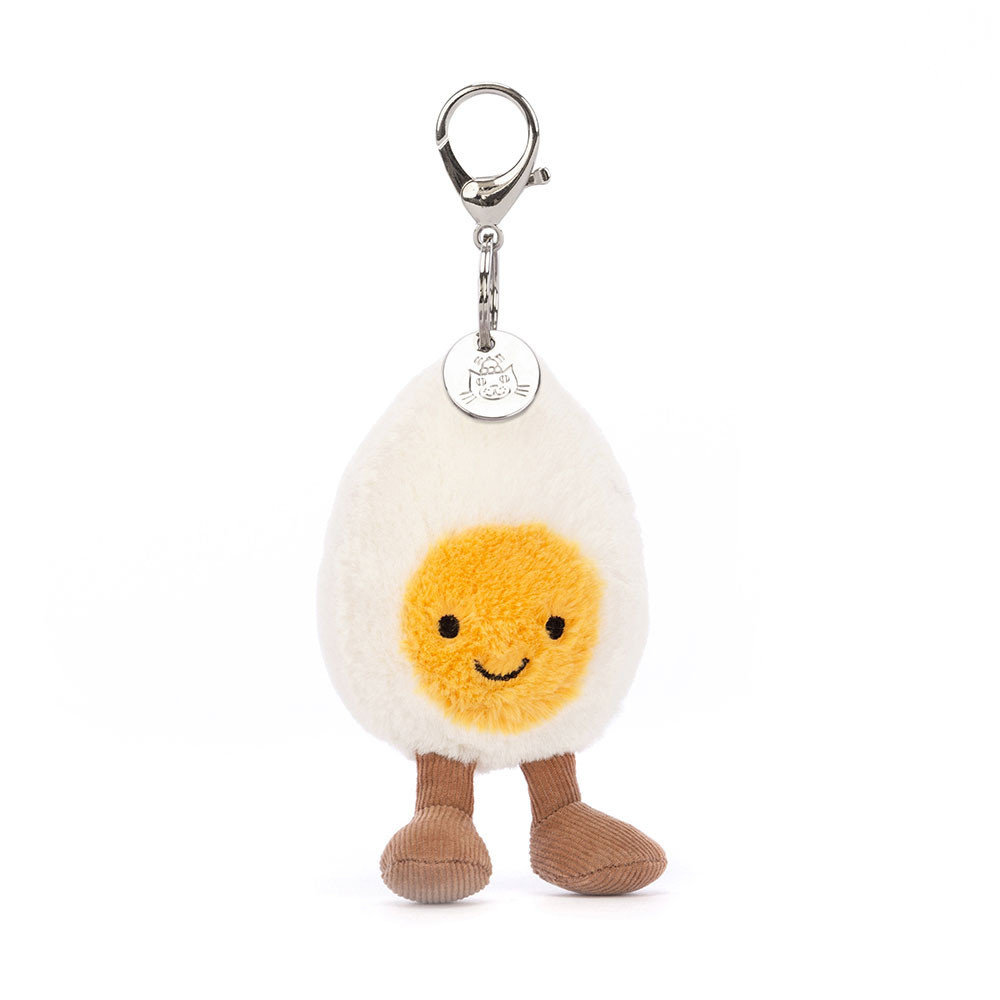 Jellycat Amuseables Happy Boiled Egg Bag Charm 12cm 4.72inches