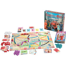 Ticket To Ride London: Family Trains Network and Route Building Board Game