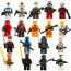 Luke Skywalker And Star Wars Characters Brick Minifigure Custom Set 18 Pcs