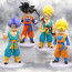 Kid Goten Trunks From Dragon Ball Z Figure Statue 4 Pc Set