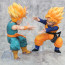 Dragon Ball Z Kid Goten Trunks Kamehameha Figure Statue Set 2 Pcs