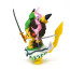 Pokemon Pikachu Cosplay Roronoa Zoro Figure Statue