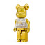 My First Bearbrick Baby Gold and Silver 400% Figure 28cm 11.02inches
