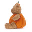 Jellycat Amuseables Bartholomew Bear Pumpkin Soft Stuffed Plush 30cm 11.81inches