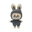 Labubu the Monsters Soft Stuffed Plush Pendant 20cm 7.87inches Gray